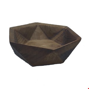 کاسه چوبی مدل الماس