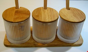 پاسماوری شیشه ای درب چوبی