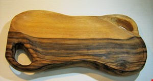 سینی چوبی دفرمه بزرگ