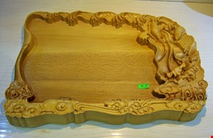 سینی منبت چوبی کد 5