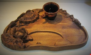 سینی تخته سرو وپذیرایی چوبی