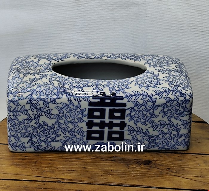 جا دستمال کاغذی قلم ابی کد 2